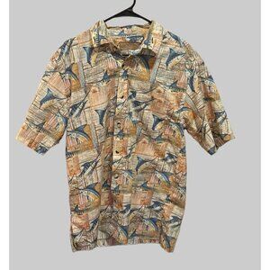 Clear Water Outfitters Shirt Men s/s XL resort wear Button Marlin Swordfish